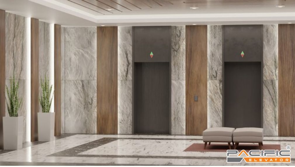 cabin thang máy tối giản hiện đại