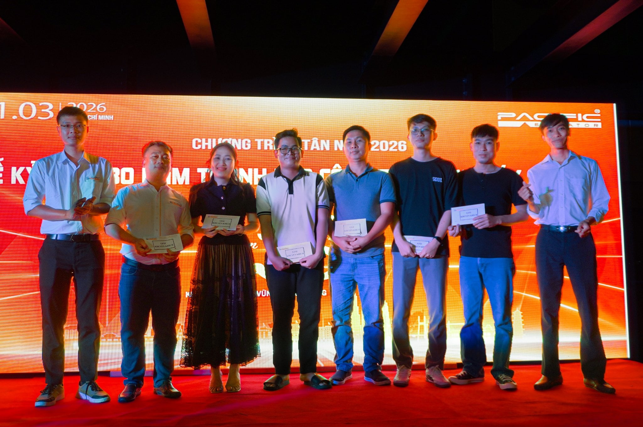 Hình ảnh những giải thưởng lần được gửi trao đến người may mắn