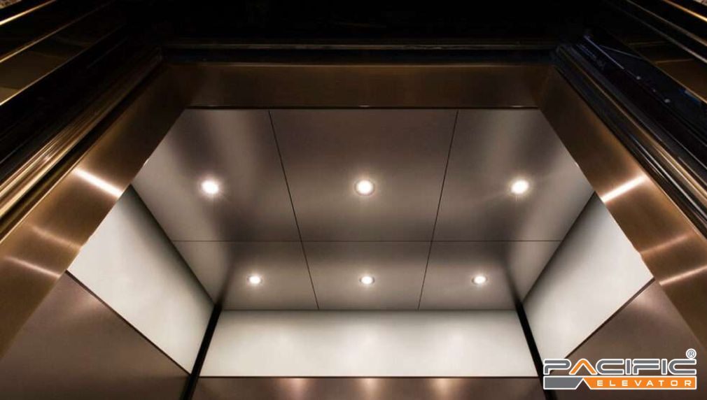 Hình ảnh minh hoạ sử dụng đèn led chiếu sáng trong thang máy