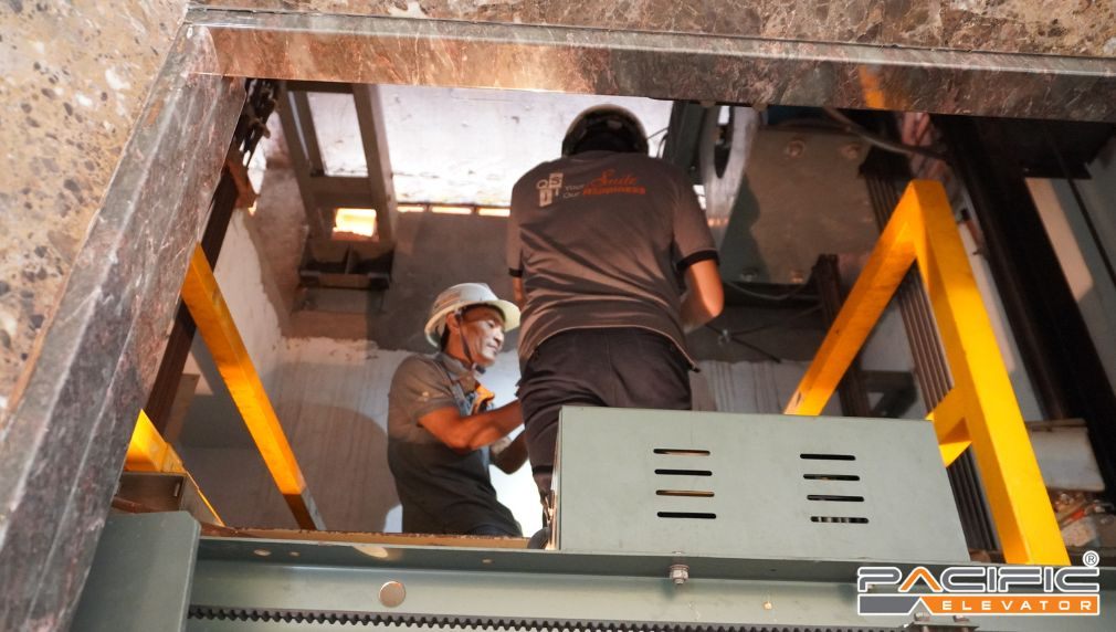 Thang máy Pacific cải tạo và nâng cấp thang máy