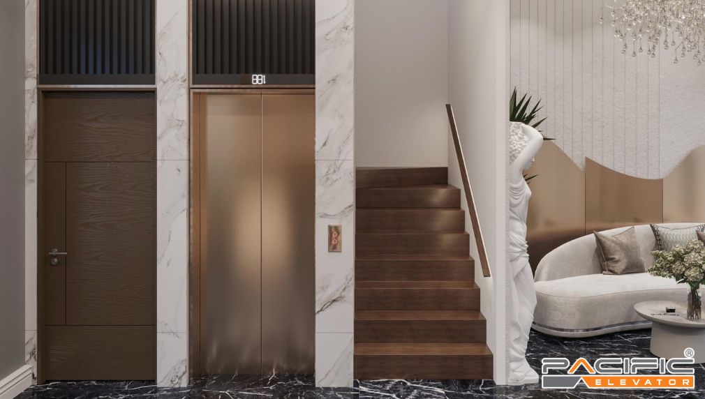 Hình ảnh minh hoạ thang máy gia đình
