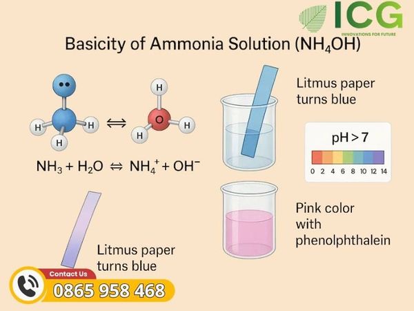 Amoni hydroxyd là gì? Ứng dụng và nên mua ở đâu?