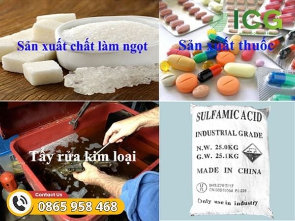 ứng dụng nổi bật Sulfamic acid
