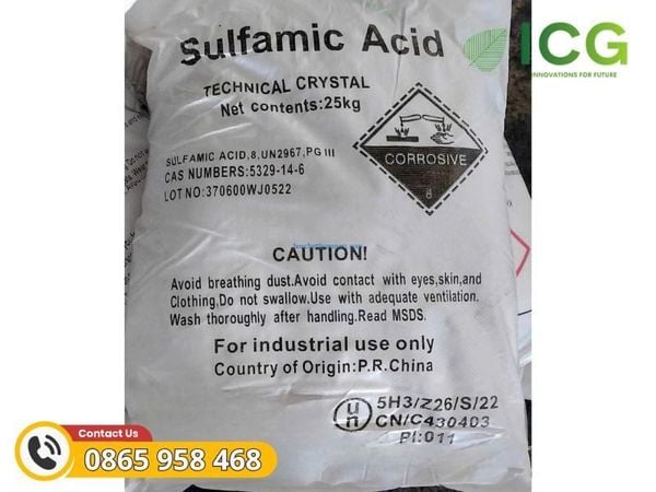 Bảo quản Sulfamic acid