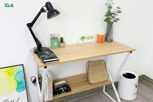 bàn học có kệ sách