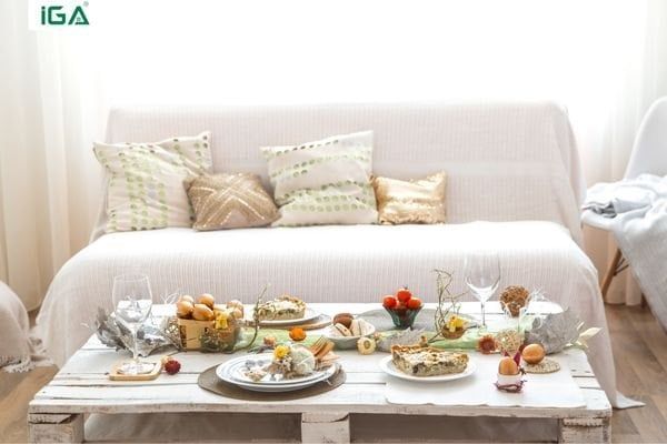 lỗi thường gặp trang trí bàn trà