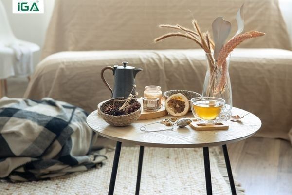 lưu ý trang trí bàn trà