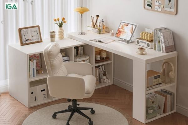 bàn học chữ L - GP368