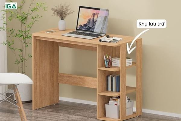 bàn học có kệ sách