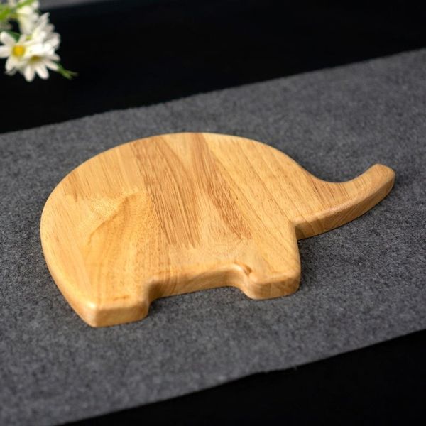 khay gỗ hình con vật