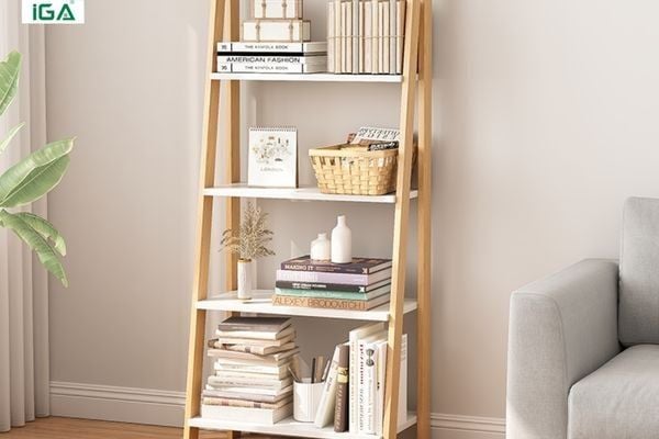 Kệ sách đa năng giúp người dùng trang trí phù hợp