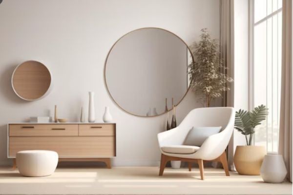 gương phòng khách