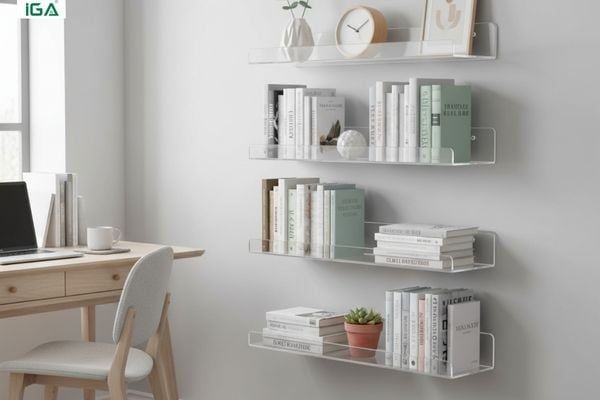 Giá nhựa đựng sách