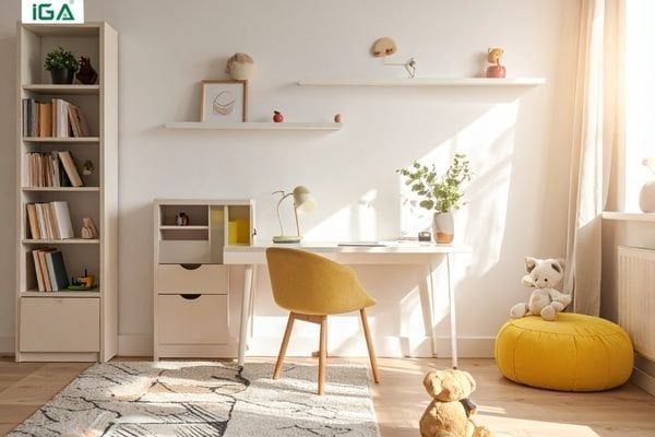 Giá sách dáng đứng trang trí phòng