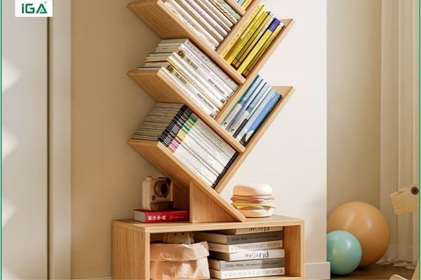 Kệ sách 8 nhánh chứa đồ