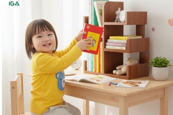 Kệ sắp xếp sách vở mini