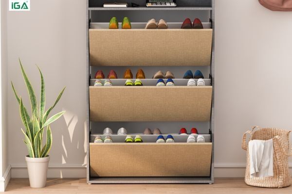 tủ giày thông minh 3 tầng