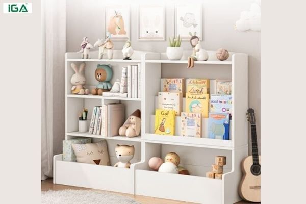 Trang trí tủ sách lớp học đẹp phù hợp không gian học tập