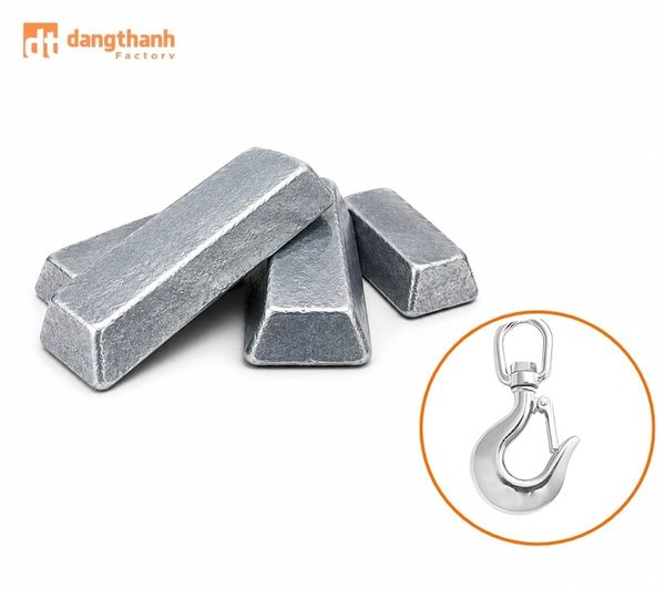 Chất liệu đúc móc khóa xoay bằng kim loại