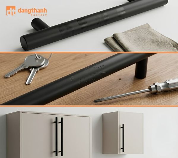 Nhược điểm tay nắm tủ nhôm dạng thanh dài cần lưu ý