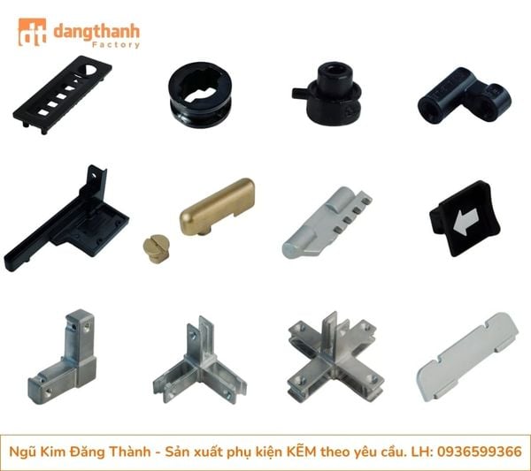 Sản xuất phụ kiện kẽm theo yêu cầu