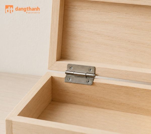 Bản lề lá hợp kim kẽm mini làm hộp trang sức