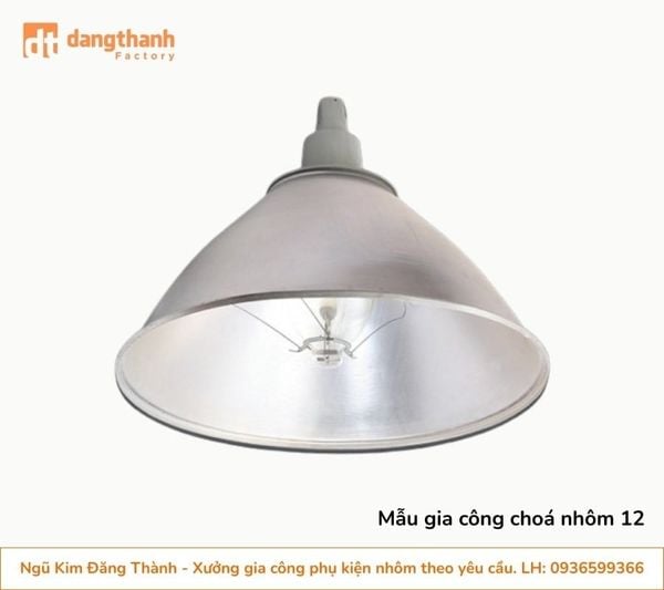 Mẫu chao đèn nhôm gia công