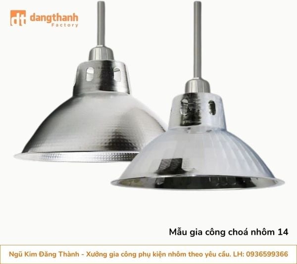 mẫu gia công chao đèn
