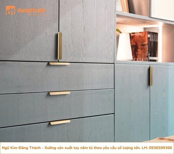 Tay nắm tủ nhôm