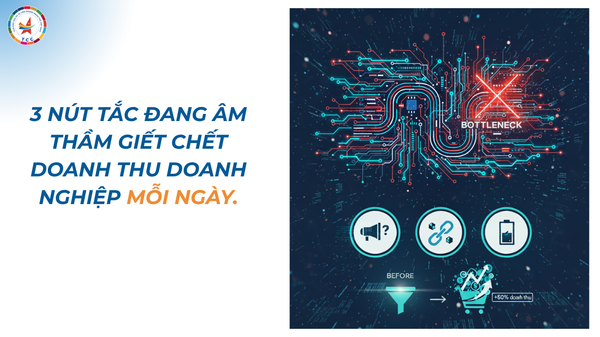 3 NÚT TẮC ĐANG ÂM THẦM GIẾT CHẾT DOANH THU DOANH NGHIỆP MỖI NGÀY.
