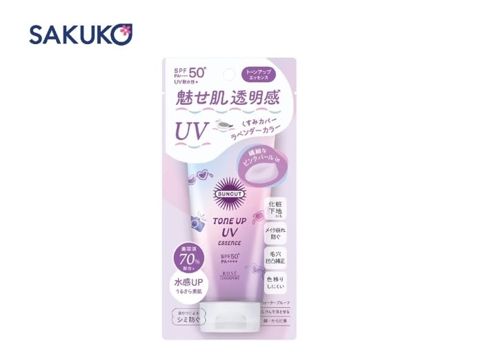 Kem chống nắng Kose Suncut Tone Up UV Essence