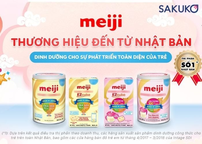 Thương hiệu Sữa Meiji HP