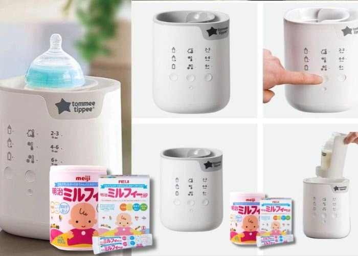 Cách pha sữa Meiji HP chuẩn