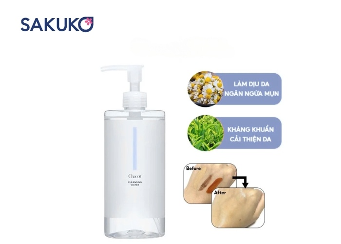 Tác dụng của nước tẩy trang Chacott