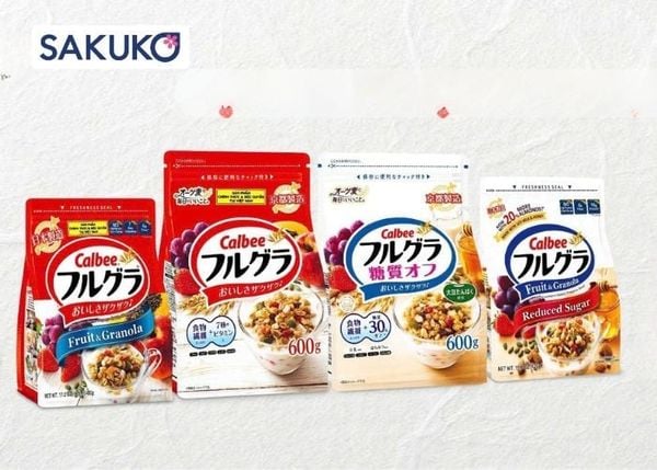 Ngũ cốc Calbee là một trong những loại ngũ cốc nổi tiếng nhất tại Nhật Bản