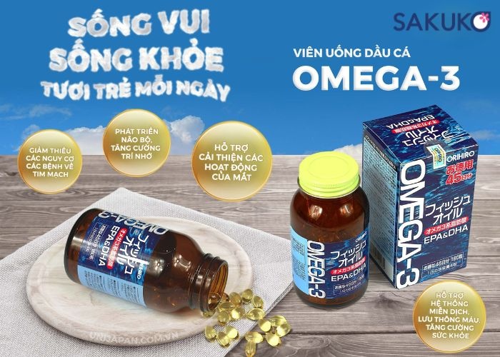 Quà tặng ORIHIRO – Dầu cá Omega 3