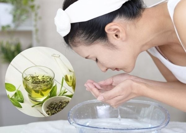 Cách rửa mặt cùng nước chè tươi hiệu quả tối ưu