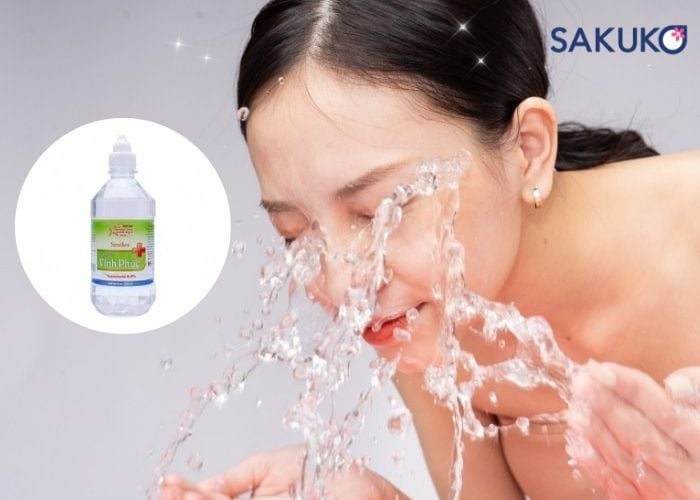 Lưu ý quan trọng giúp bạn rửa mặt bằng nước muối sinh lý