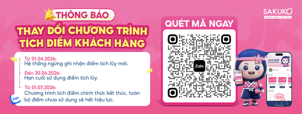 Thay đổi chính sách tích điểm 1%