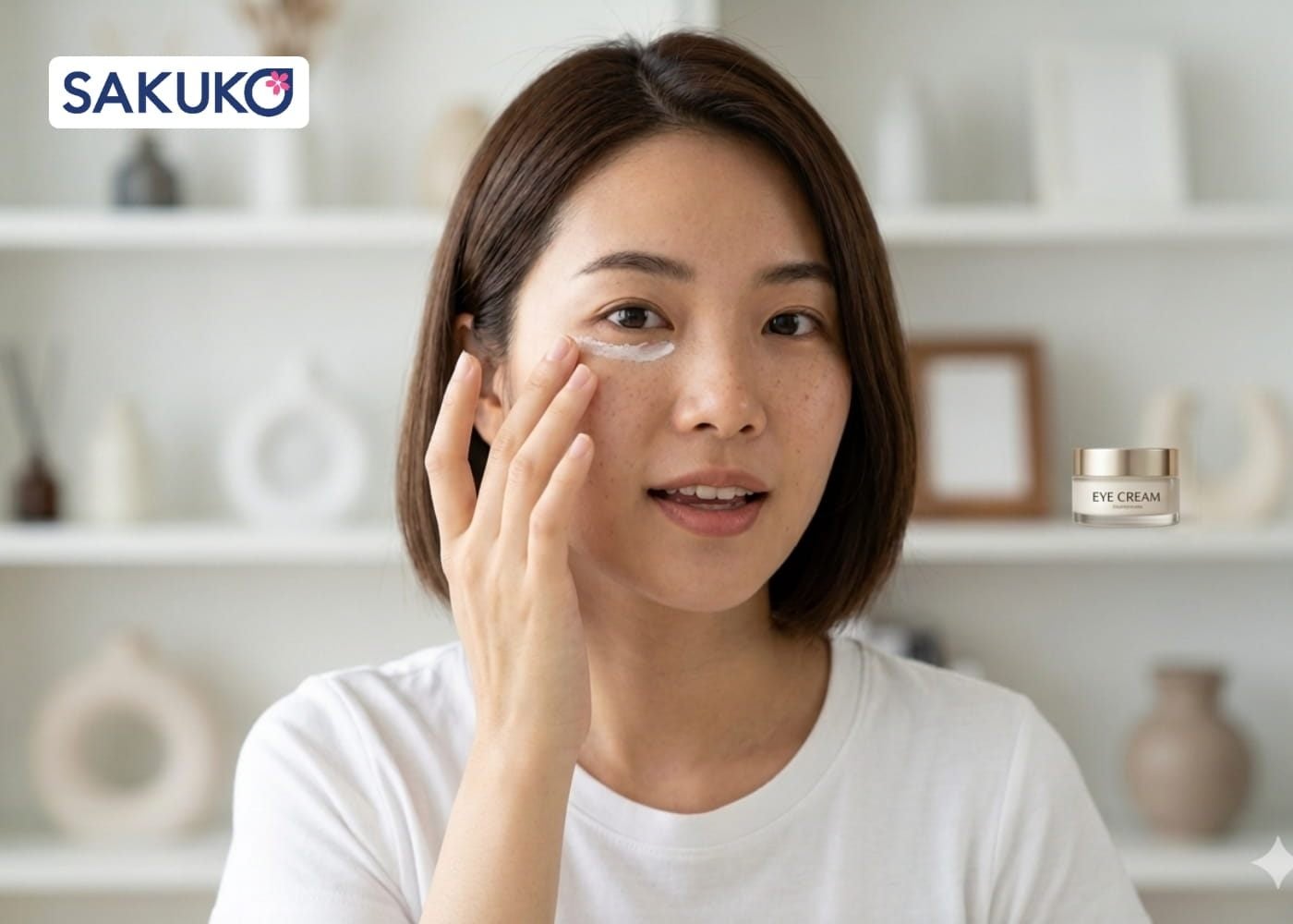 Trọn bộ chu&nbsp;trình các&nbsp;bước chăm sóc da cơ bản: Kem mắt