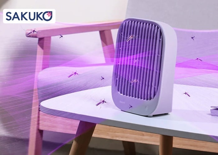 Cách đuổi muỗi trong phòng ngủ bằng đèn bắt muỗi