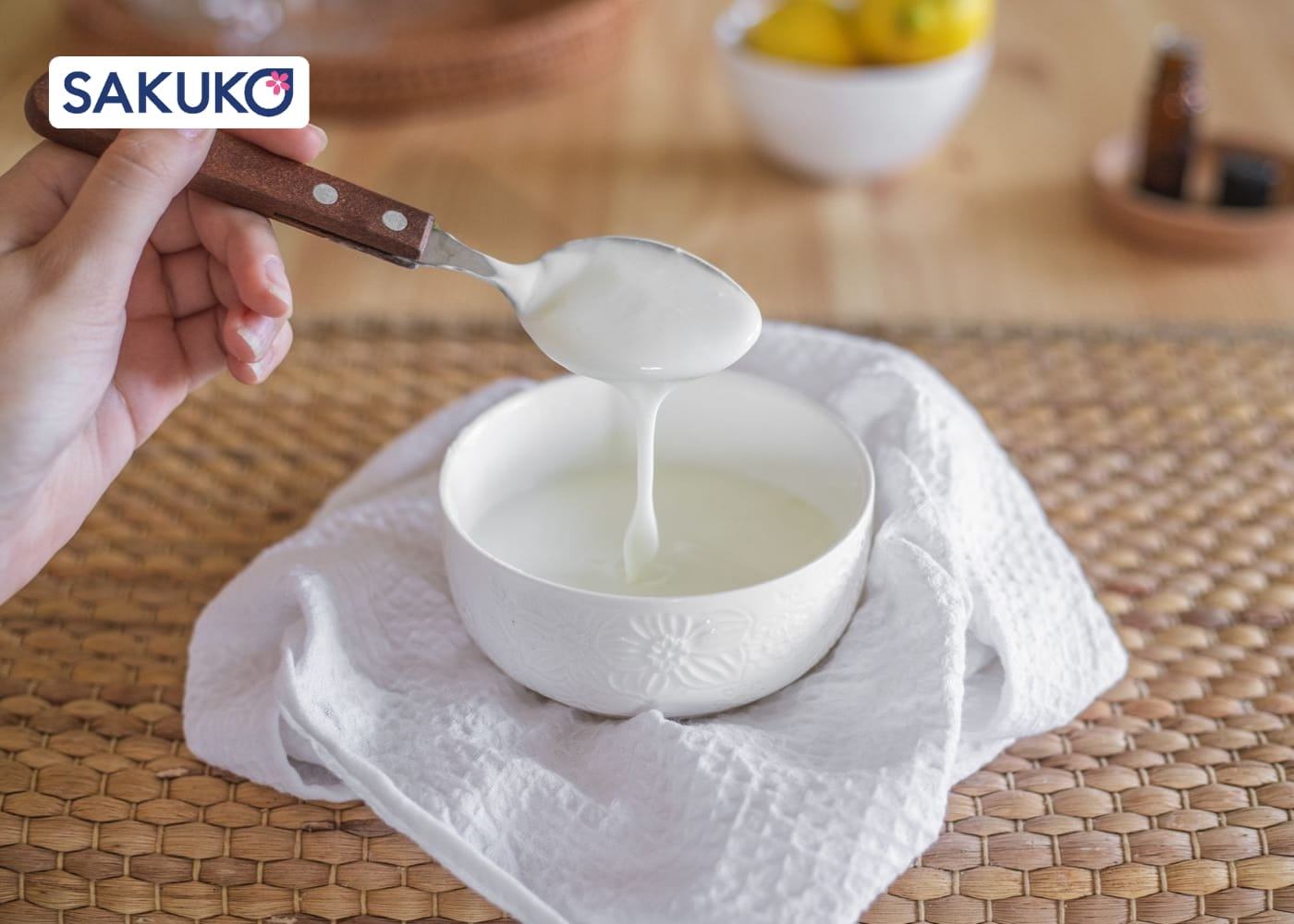 Mặt nạ Sữa chua/Sữa tươi:&nbsp;Cách làm trắng da từ thiên nhiên dịu nhẹ