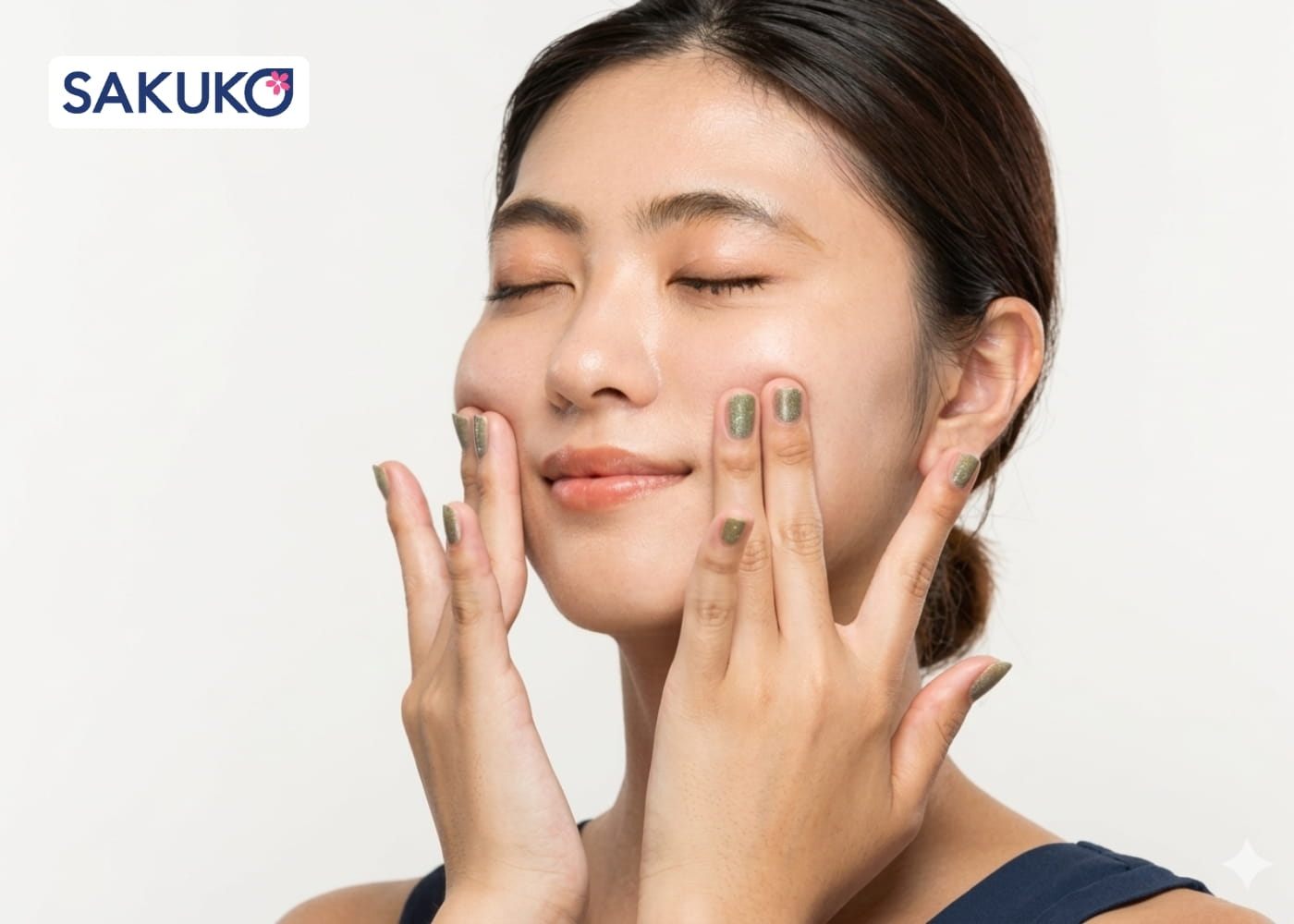Cách 2: Cách nâng cơ mặt với massage, face yoga