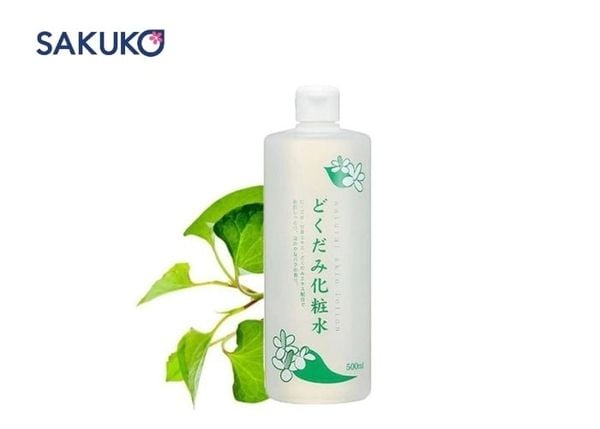 Nước hoa hồng Chinoshio Dokudami Natural Skin Lotion diếp cá 500 ml