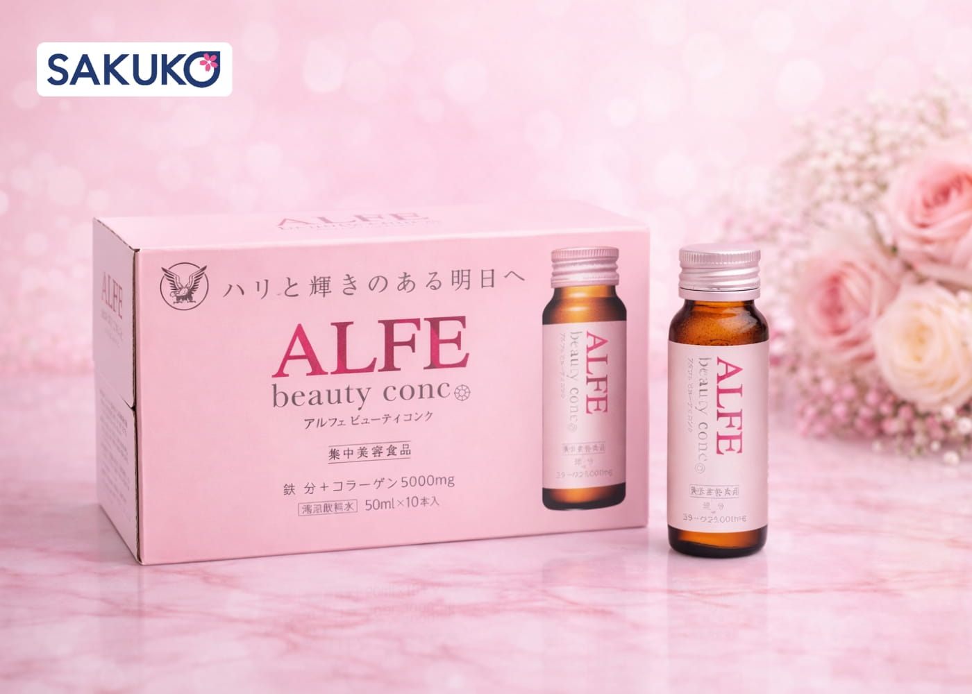Collagen Alfe màu hồng là gì, tác dụng ra sao?&nbsp;(Beauty Conc)