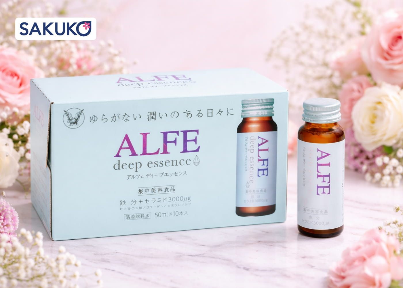 Collagen Alfe màu xanh có tác dụng gì? (Deep Essence)
