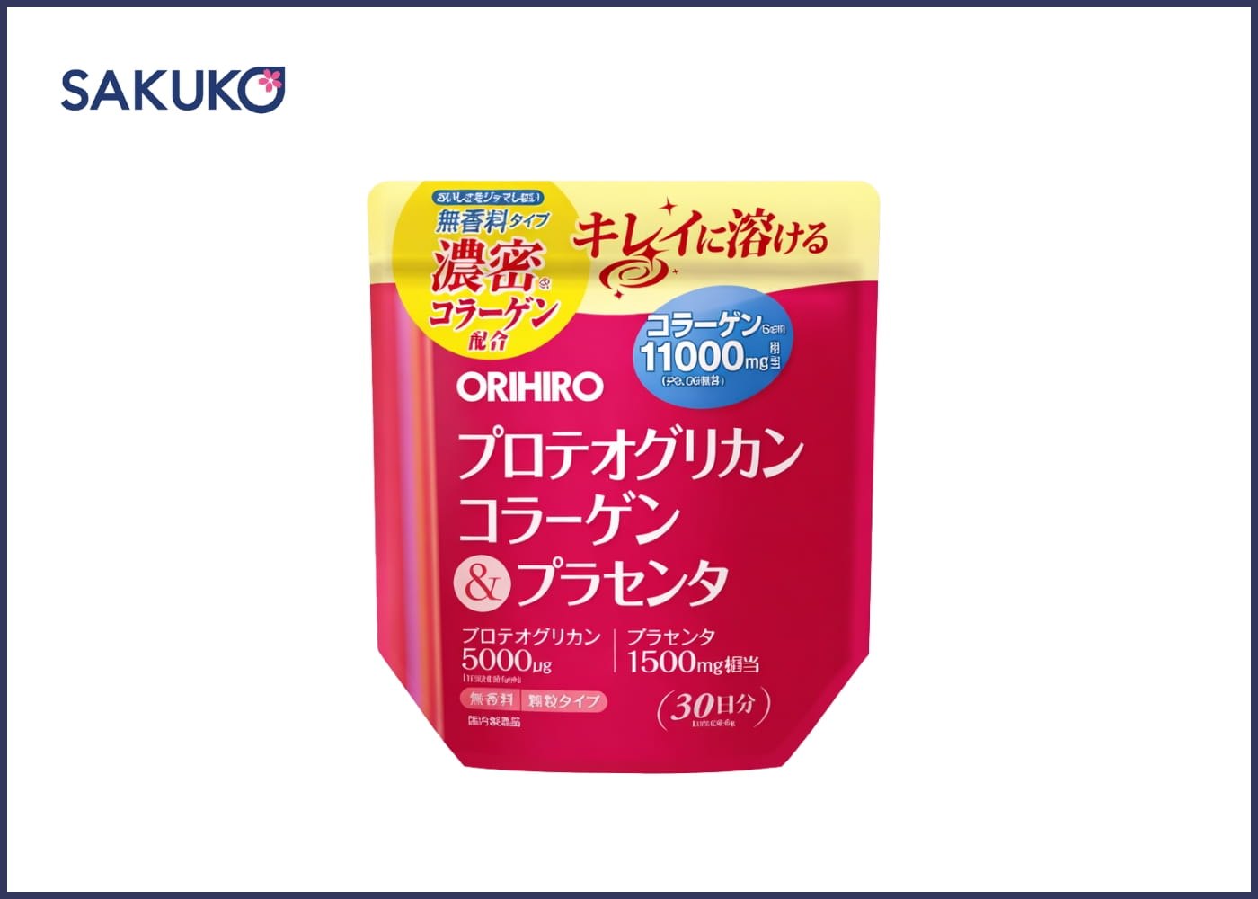 ORIHIRO - Bột Collagen Proteoglycan nhau thai heo