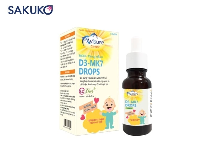 Avisure D3-MK7 hỗ trợ hấp thu canxi