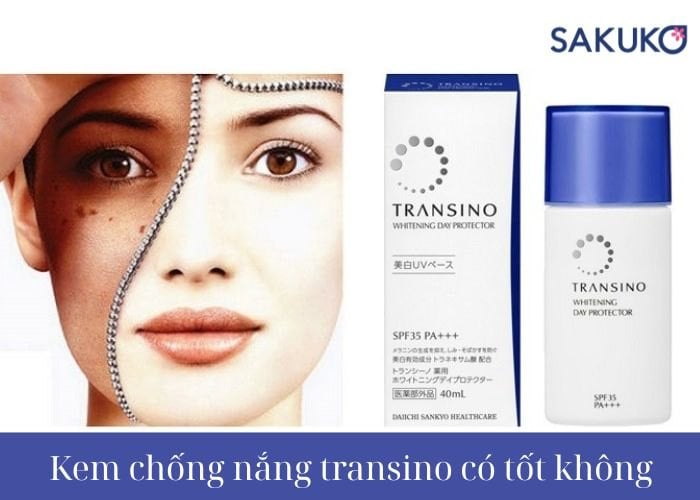 Kem chống nắng transino có tốt không