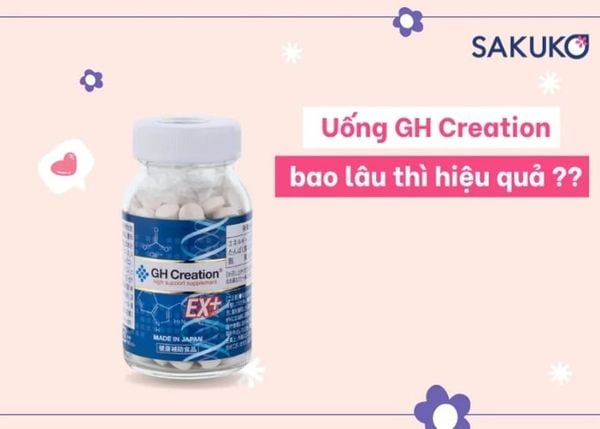Bạn nên duy trì uống GH Creation đều đặn và tuân thủ các yêu cầu để mang lại hiệu quả tốt nhất